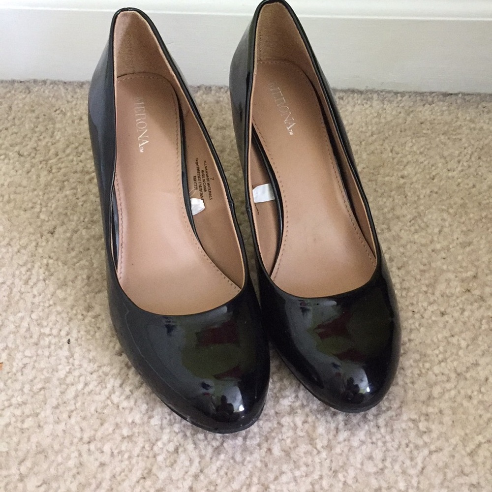 Black Merona Heels Size 7